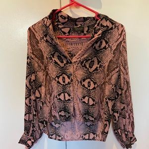 Topshop Jessica Print Shirt